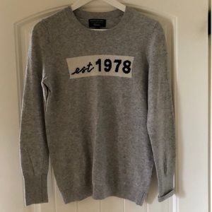 Banana Republic Filpucci Wool Blend Grey Sweater